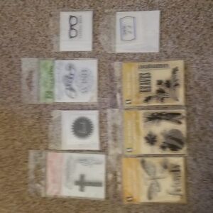Clear stamps assorted lot